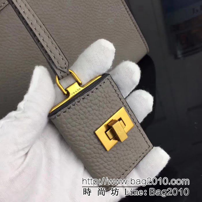 普拉達PRADA原單 新款 prada esplanade bag 1BA047 荔枝紋牛皮 手提肩背包 PHY1553